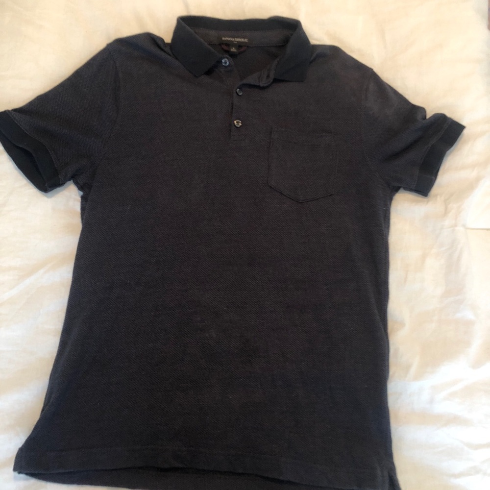 Banana republic navy polo small